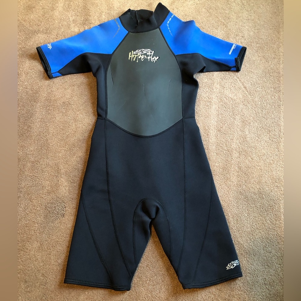 Kids boy girls Shorty neoprene wetsuit top quality sz 16